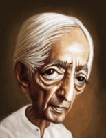 Visitar web del autor KIKELIN de la caricatura de J. Krishnamurti